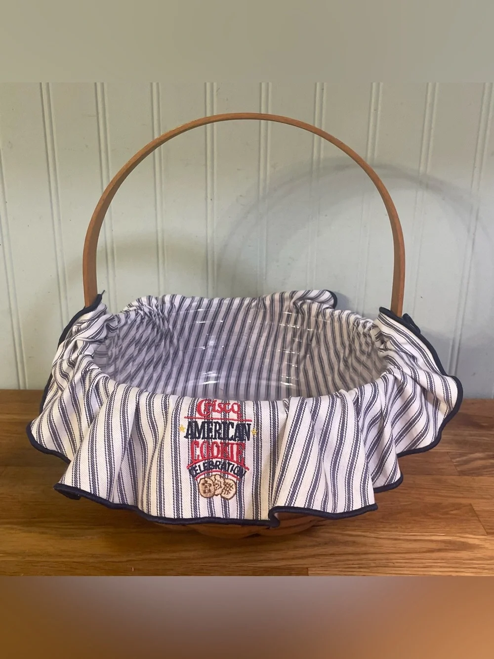 Vintage Longaberger 1992 Crisco American Cookie Celebration Basket